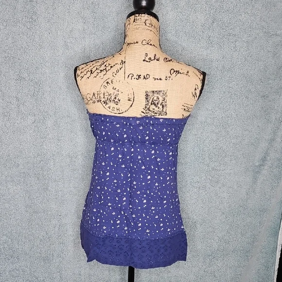 Heritage 1981 Blue Strapless Top - Picture 5 of 8